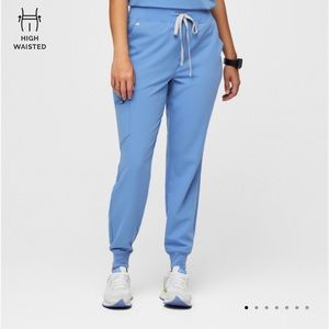 FIGS High Waisted Joggers Ciel Blue